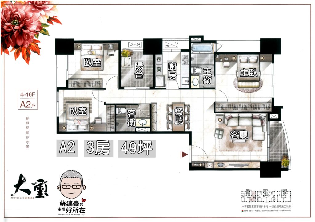 大璽_A2戶_江翠北側重劃區_建案_蘇建豪幸福好所在_江翠北側達人_板橋房仲