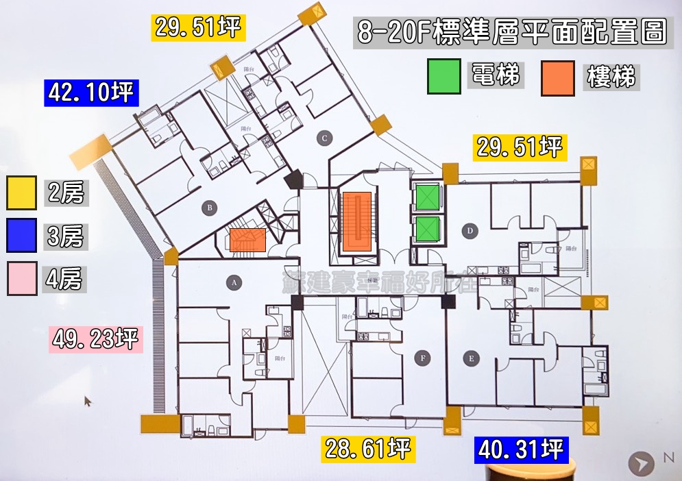 馥華沐白-江翠北側重劃區_社區平面圖