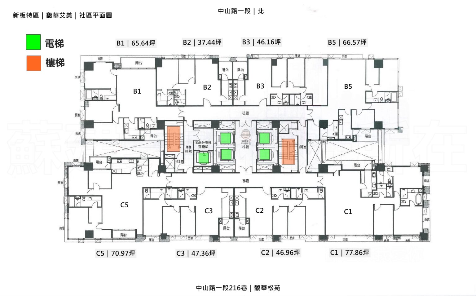 馥華艾美_社區平面圖_馥華艾美房仲_新板特區房仲_新板特區建案_豪宅豪哥_蘇建豪幸福好所在_新板特區豪宅_板橋豪宅