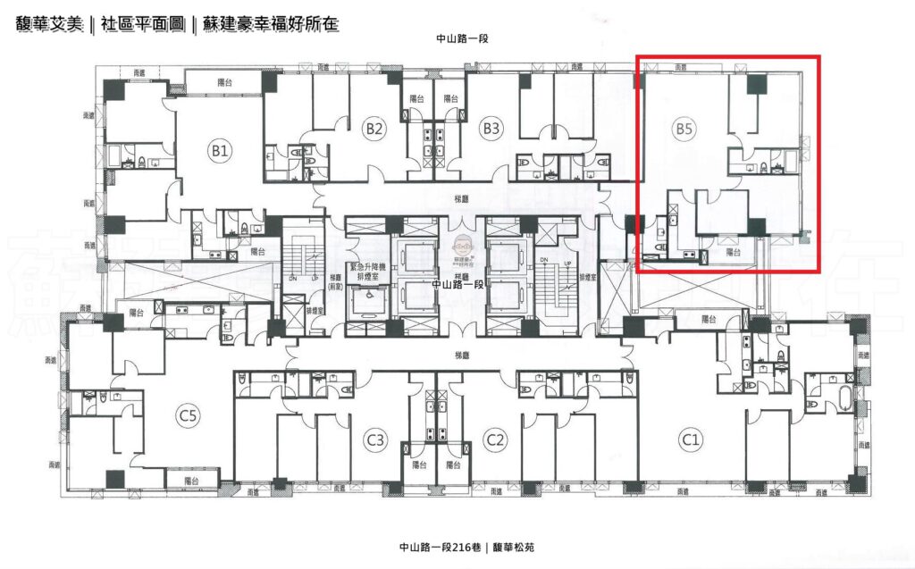 馥華艾美_社區平面圖_馥華艾美房仲_新板特區房仲_新板特區建案_豪宅豪哥_蘇建豪幸福好所在_新板特區豪宅_板橋豪宅